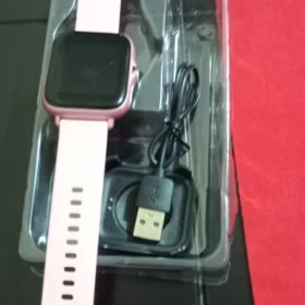 Square Smart Watch Women Men Smartwatch Touch Dial photo review