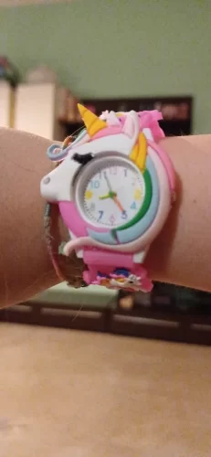 Boys and Girls Cute Colorful Lovely Kids Wristwatch photo review