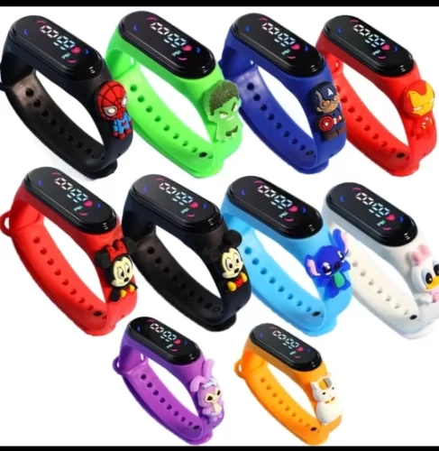 Fashion Mickey Children Watches For Girls Electronic Bracelet photo review