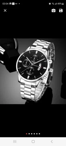 Fashion Mens Watches Luxury Stainless Steel Quartz Wristwatch Calendar Luminous Clock Men Business Casual Watch Reloj Hombre photo review