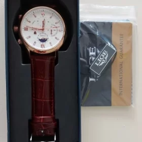 Brown Leather Casual Quartz Watch photo review