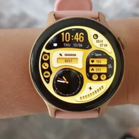 True AMOLED Smart Watch Ladies Screen Always Show Time photo review