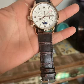 Brown Leather Casual Quartz Watch photo review