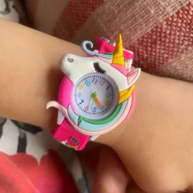 Boys and Girls Cute Colorful Lovely Kids Wristwatch photo review