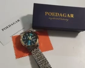 POEDAGAR Luxury Men's Watch - Elegant Quartz Timepiece photo review