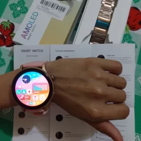 True AMOLED Smart Watch Ladies Screen Always Show Time photo review