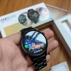 True AMOLED Smart Watch Ladies Screen Always Show Time photo review