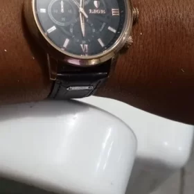 Brown Leather Casual Quartz Watch photo review