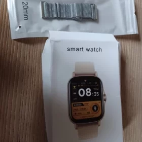 Square Smart Watch Women Men Smartwatch Touch Dial photo review