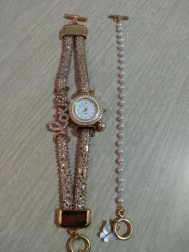 Watches With Bracelet Set Rhinestone Women Fashion photo review