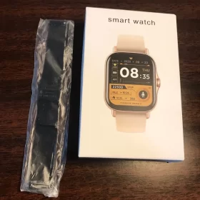 Square Smart Watch Women Men Smartwatch Touch Dial photo review